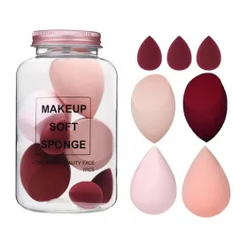 7 darabos sminkszivacs készlet CREAMY RED DUO GB06CZE