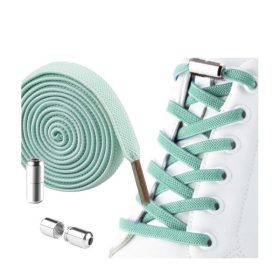 Rugalmas cipőfűzők kötés nélkül 2 db menta SDB01M