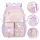 Rucsac scolar ECARLA RABBIT, 35L, waterproof, 45x32x17cm, roz, cu mascote