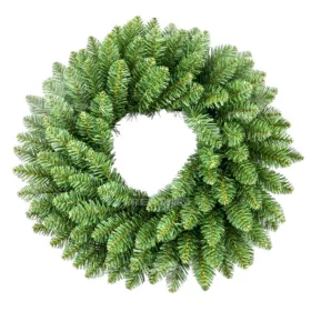   Girland koszorú ajtódekoráció, 50 cm, 160 ág, élethű karácsonyfa, WSN20