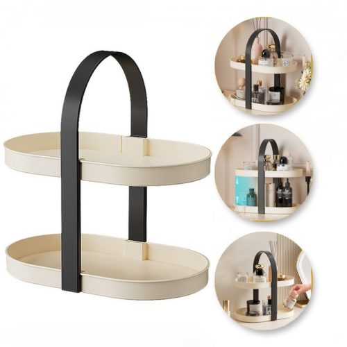 Exkluzív, kétszintes tároló és bemutató állvány fürdőszobapultra AESTHETIC STYLE CB57