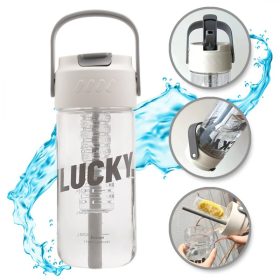 Vizespalack kosárral és szívószállal 600 ml Lucky BD31