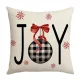 Párnahuzat 45cm x 45cm karácsonyi motívum JOY POD178