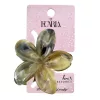 Hajcsat XL virágmintás gyöngy melanzs 7,5cm x 8cm SP348