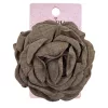 Nagy hajcsat XL virágmintás rózsa barna 9cm SP288BR