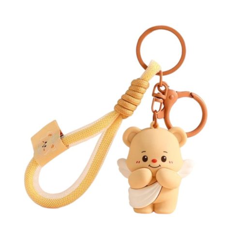 MIS angyalszárnyak kulcstartó krém BRL333K