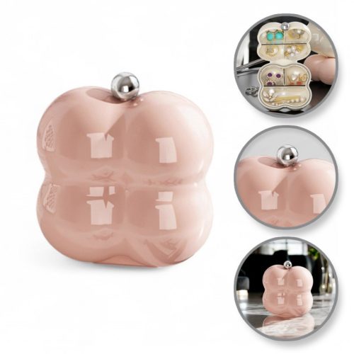 hordozható ékszerdoboz, krémszínű PD156R