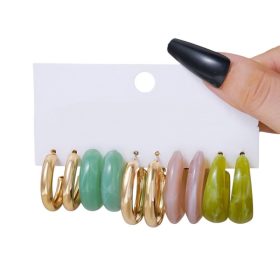 5 db-os függő fülbevaló szett K1685