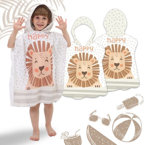 STRANDTÖRÖLKÖZŐ Gyerek köpeny HAPPY 60 x 60cm PEL02WZ1