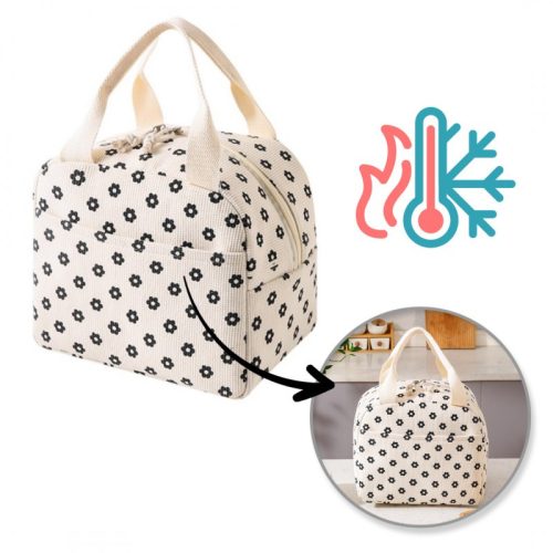 thermotáska ételhez LUNCH BOX százszorszépek 26x21x18cm PJM45