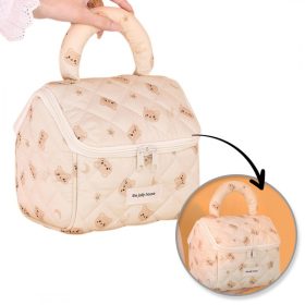   Elegáns, összecsukható kozmetikai táska, steppelt, BEAR KS131K