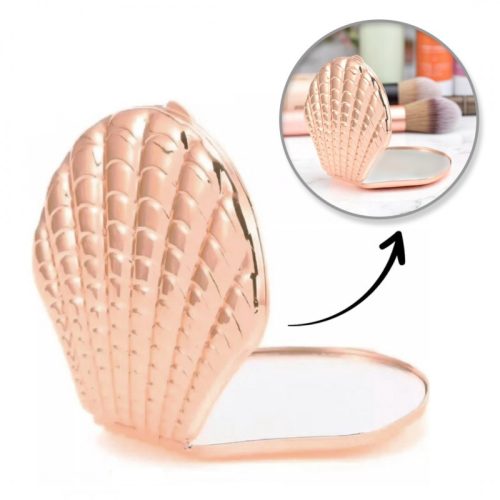 Fém kozmetikai tükör, táskanyílással L20