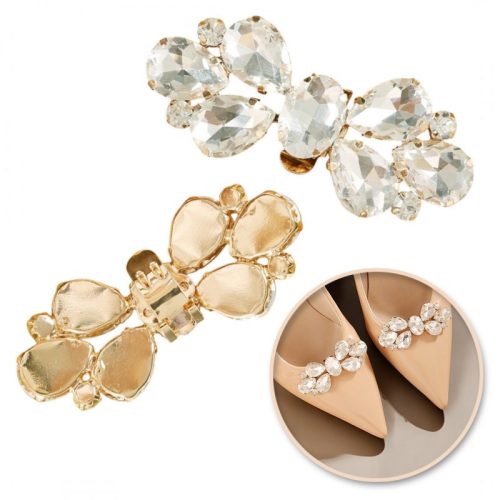 Kristályos cipőcsipesz 2 db KDB54