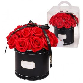   Műrózsa virágcsokor, illatos, 21 darabos dobozban. BUK08CZE