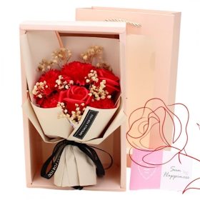   Illatos művirág csokor 6 virágládát tartalmazó dobozban BUK09CZE