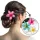 Hajcsat XL CLIPS virágmintás ombre 6 cm SP403