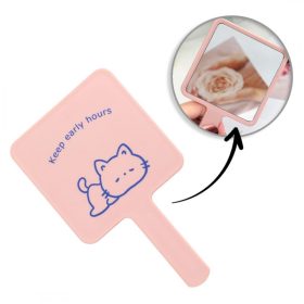   Kozmetikai tükör fogantyúval, egyoldalas XL magasság 15,8 cm L23