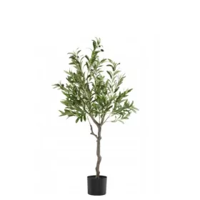   Műolajfa, cserépben, élethű, realisztikus, magassága 1,2 cm DRZ03