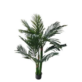   Műpálmafa, igazihoz hasonló cserépben, nagy és valósághű, magassága 1,5 cm DRZ05