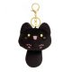 Plüss macska farokkal kulcstartóval fekete BRL364CZ