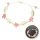 2 az 1-ben karkötő lábra és kézre, zsinóron, KAGYLÓK és CSILLAGOK B543R