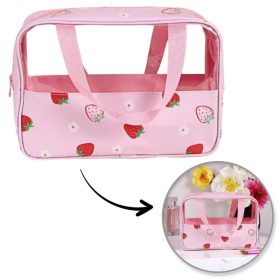   Összecsukható, hordozható kozmetikai táska, M-es méret, 31x10x20cm, EPER, KS148