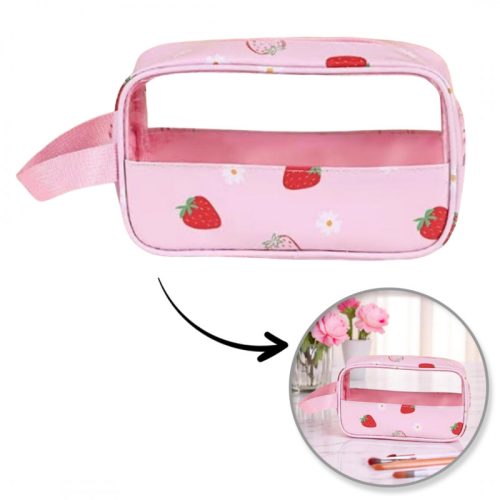 Összecsukható kozmetikai táska, hordozható tokban, S-es méret, 22x7x13cm, EPER, KS149