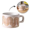 Kerámia bögre, geometrikus mintával, 250ml - KB29