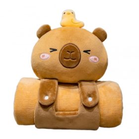   Puha takaró párnával CAPYBARA XL Flanel 100*170cm VASTAG PUHA TAKARÓ19