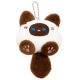 Kulcstartó, nyikorgó, plüss cica farokkal BRL371