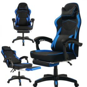   VECTOR forgó gamer szék masszírozóval és lábtartóval KO48N