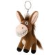 Kulcstartó, plüss szamár farokkal, barna BRL381BR