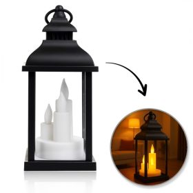   Dekoratív LED lámpa gyertya utánzattal 10 x 22 cm - LAMP52CZ