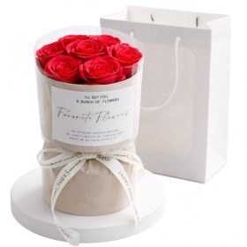   Virágláda, illatos művirág csokor dobozban, 7 db. BUK27CZE