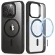 iPhone 15 Pro Max tok - ESR Classic Hybrid HaloLock - átlátszó fekete