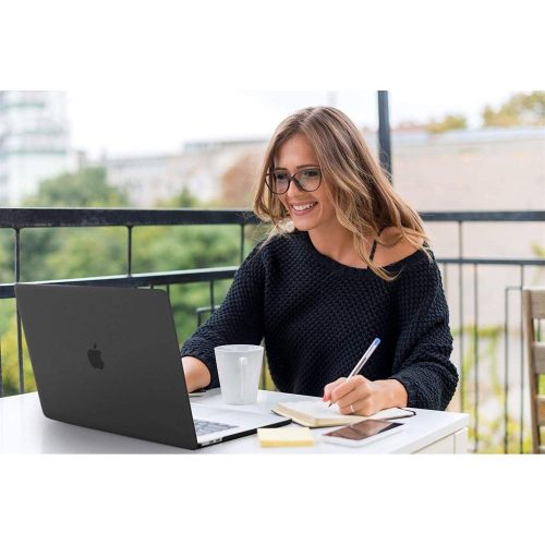 Tech-Protect Smartshell MacBook Air 13 hüvelykes laptop tok (2018/2020) matt Fekete