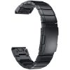 Tech-Protect Steelband Garmin Fenix fém Óraszíj, 3 / 5X / 3HR / 5X Plus / 6X / 6X Pro modellekhez, fekete