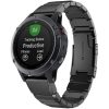 Tech-Protect Steelband Garmin Fenix fém Óraszíj, 3 / 5X / 3HR / 5X Plus / 6X / 6X Pro modellekhez, fekete