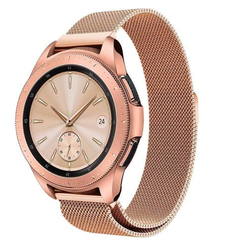 Upzz Tech Milanband okosóra szíj Samsung Galaxy (42 mm) készülékekhez, Brush Gold