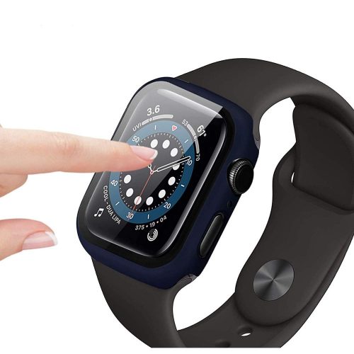 Tech-Protect Defense 360 tok képernyővédővel, kompatibilis Apple Watch 4/5/6/SE (40 mm) eszközökhöz, fekete