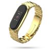 Rozsdamentes acél öv Tech-Protect rozsdamentes Xiaomi Mi Band 5/6/6 NFC Gold