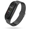 Tech-Protect Milaneseband Xiaomi Mi Band 5/6 Óraszíj, Rozsdamentes acél, Fekete