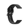 Tech-Protect Icon Szilikon szíj, Samsung Galaxy Watch 3 (41 mm) órához, Fekete