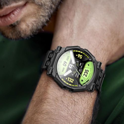 Supcase Iblsn Armorbox 2 készletes Galaxy Watch 4/5/6 (44 mm) fekete - okosóra tok