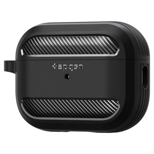 Spigen Rugged Armor tok kompatibilis az Apple AirPods Pro 2 Black készülékkel