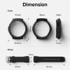 Ringke Fusion X Guard tok és szíj, kompatibilis a Samsung Galaxy Watch 5 Pro 45mm készülékkel, fekete