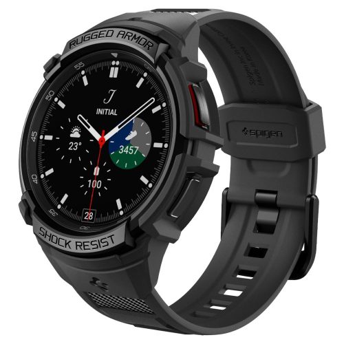 Spigen rugged armor ”pro” galaxy watch 6 classic (43 mm) matte fekete tok