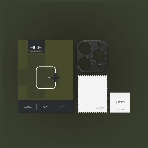 Hofi Alucam Pro+ Iphone 15 Pro / 15 Pro Max fekete - telefon kameravédő