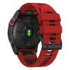 Tech-Protect Iconband Pro Garmin Fenix 5 / 6 / 6 Pro / 7 piros/fekete - okosóra szíj