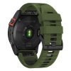 Tech-Protect Iconband Pro Garmin Fenix 5 / 6 / 6 Pro / 7 Army zöld/fekete - okosóra szíj